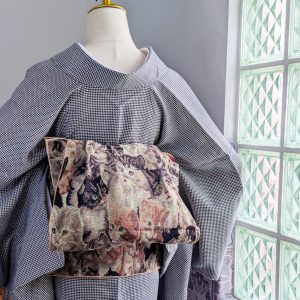 【洋粋youiki】大人の兵児帯　単品　ペルシャ猫　様々なねこ　お仕立て上がり　レディース　へこ帯