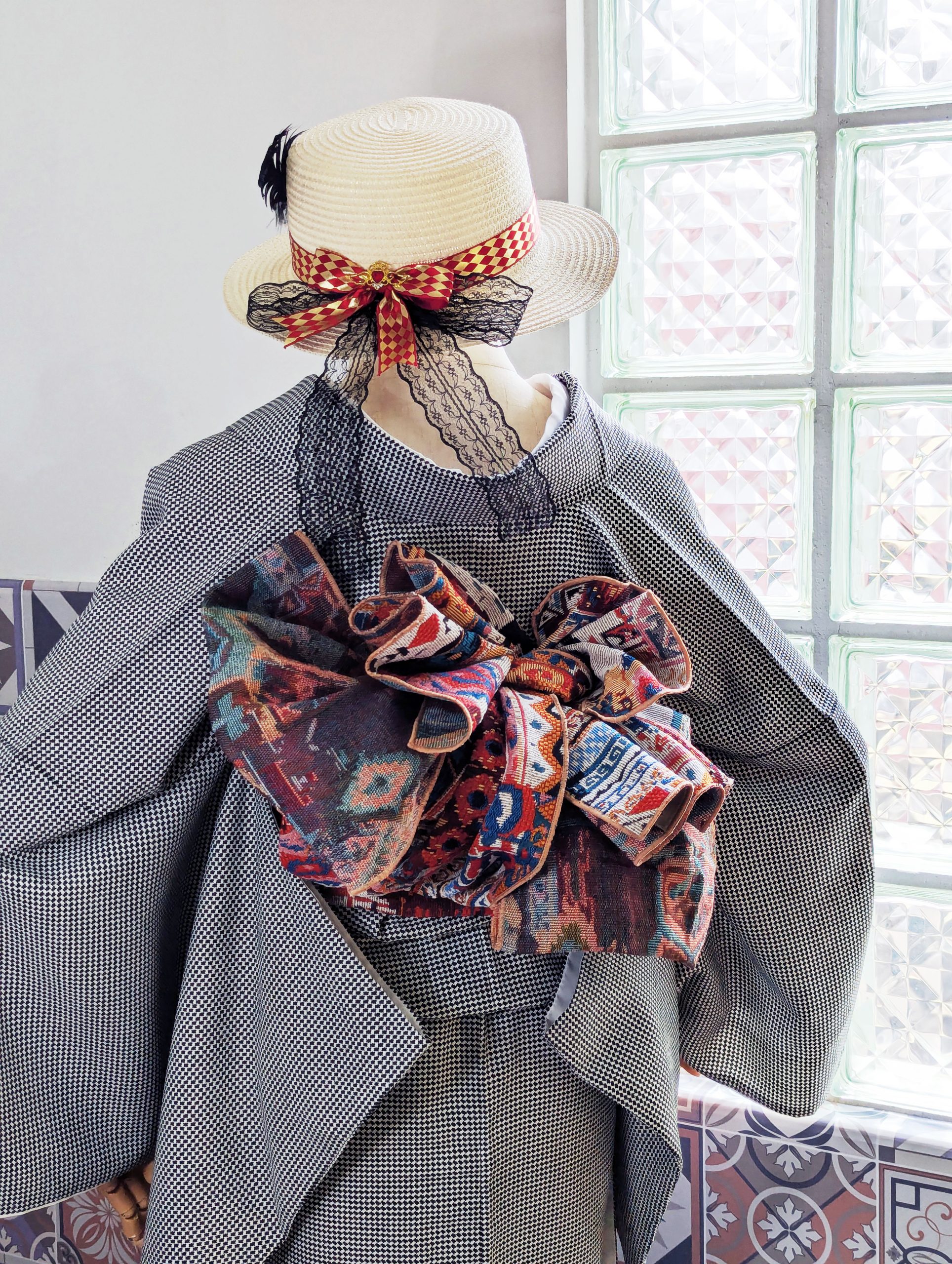 【洋粋youiki】大人の兵児帯 単品 ボヘミアン ボーホー・シック Boho-chic 全通:圖片 3