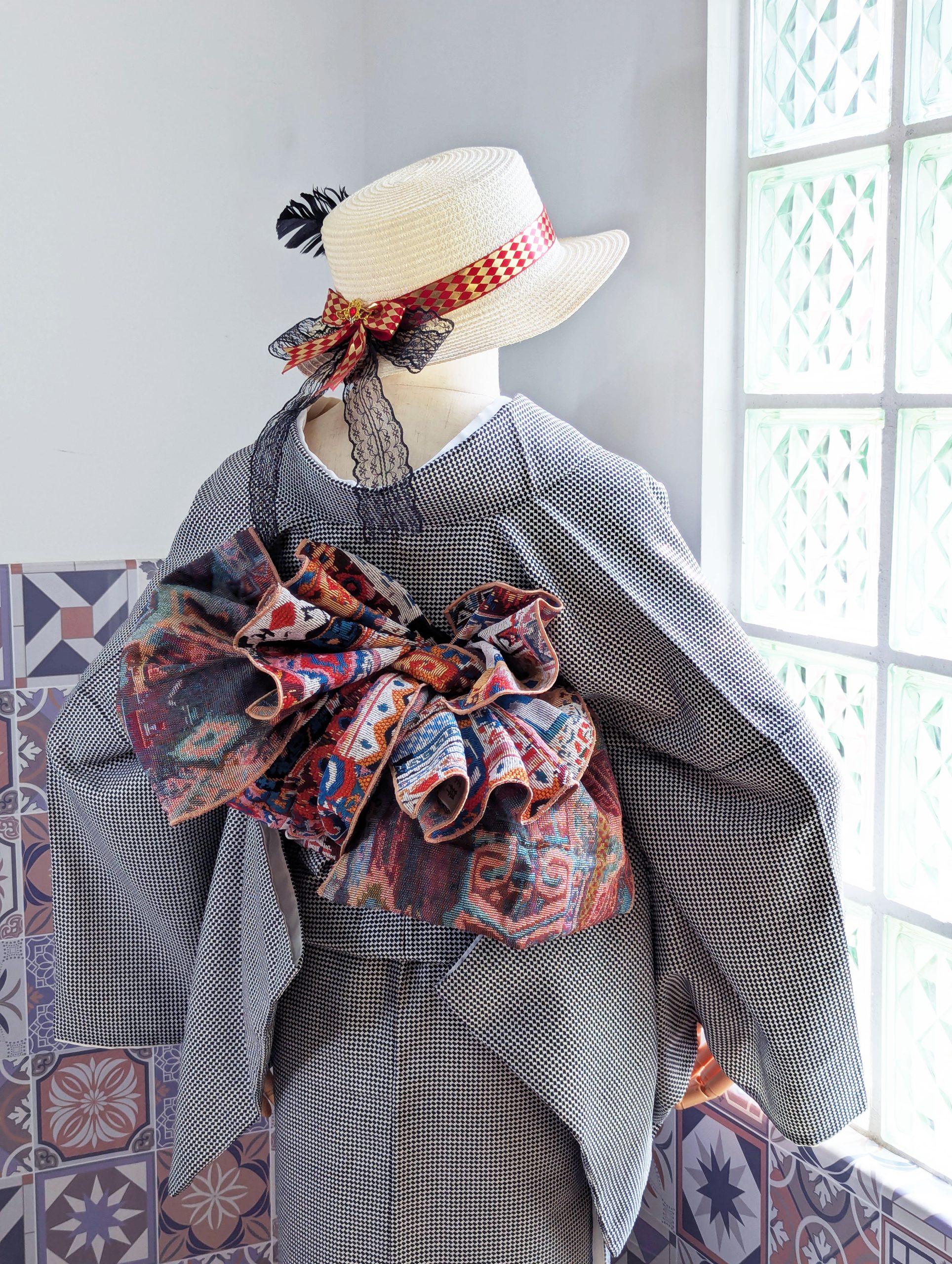 【洋粋youiki】大人の兵児帯 単品 ボヘミアン ボーホー・シック Boho-chic 全通:圖片 5