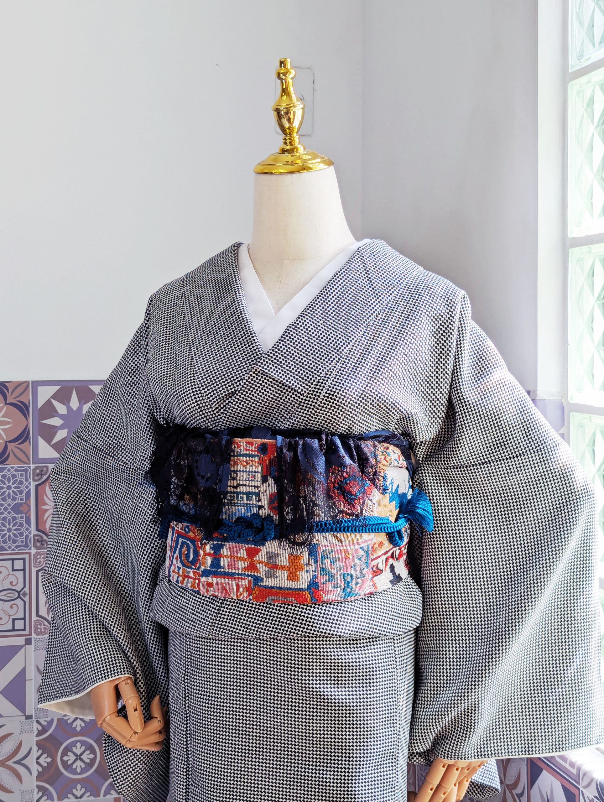 【洋粋youiki】大人の兵児帯 単品 ボヘミアン ボーホー・シック Boho-chic 全通:圖片 6
